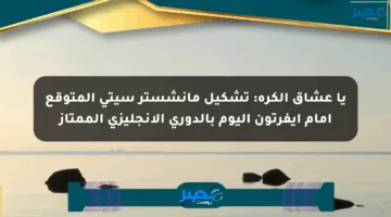 يا عشاق الكرة: تشكيل مانشستر سيتي المتوقع أمام إيفرتون اليوم بالدوري الإنجليزي الممتاز